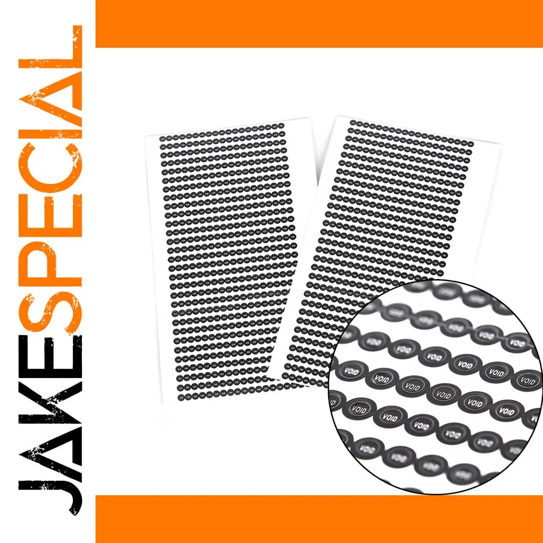 Set of 1000 Black VOID Security Stickers 1 Set of 1000 Black VOID Security Stickers