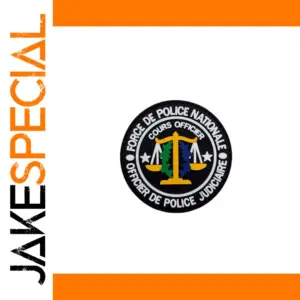 French Police Emblem PVC Patch for Collectors