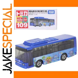 Vibrant Blue Takara Tomy Shuttle Bus Model