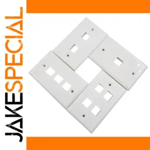 Wall Mount Network Panel Set for RJ45 Ports