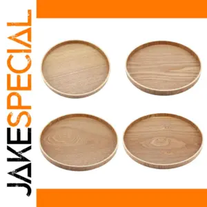 Elegant Wooden Serving Tray in Four Sizes