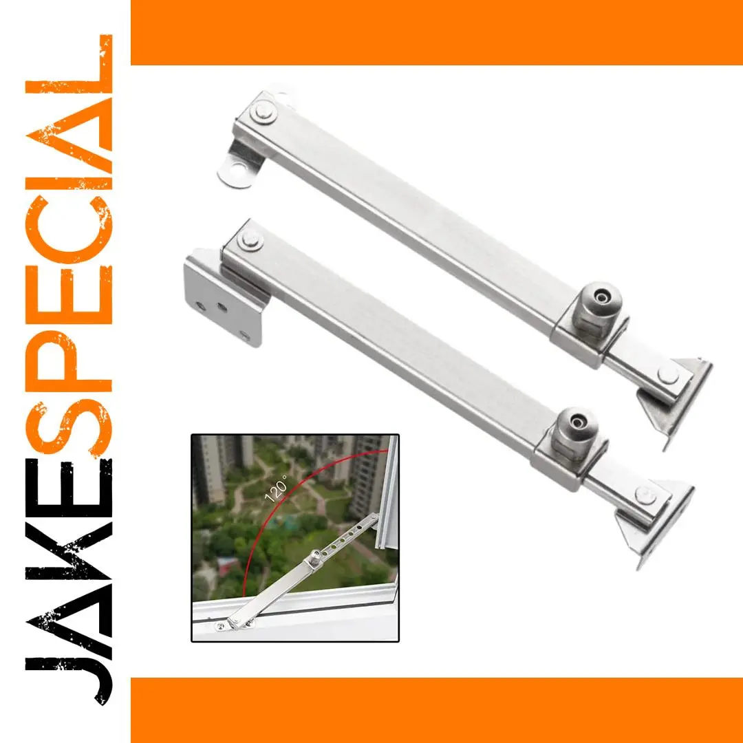 Stainless Steel Window Stopper with 7 Locking Positions 1 Stainless Steel Window Stopper with 7 Locking Positions