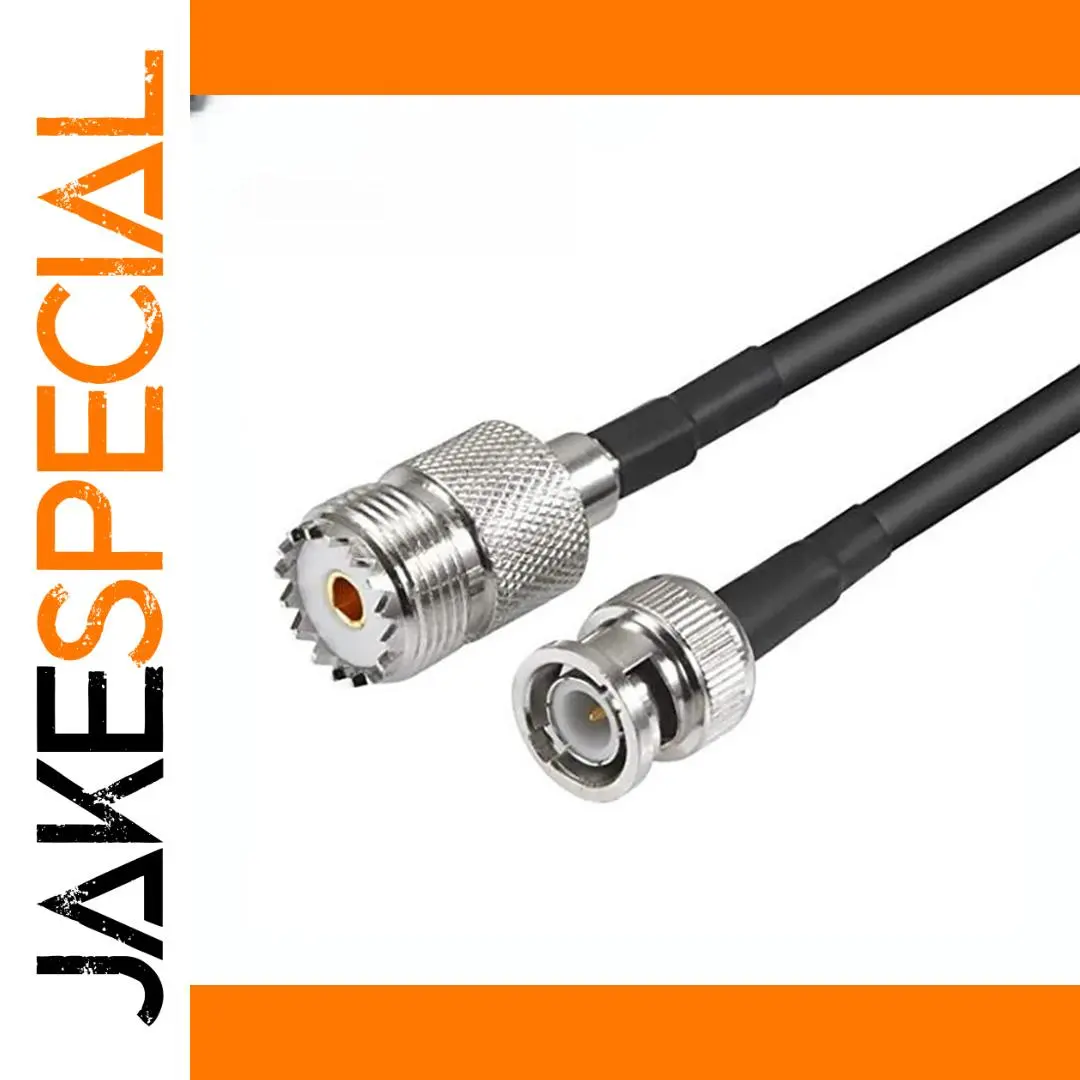 UHF Female to BNC Male RF Coaxial Cable 1m 1 UHF Female to BNC Male RF Coaxial Cable 1m