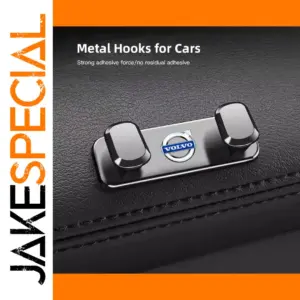 Zinc Alloy Car Storage Hook in Black & Silver