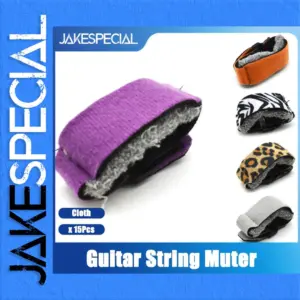 Vibrant Guitar Fret Wrap Set for Noise Reduction