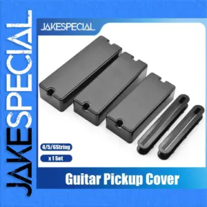 Black Pickup Cover for Electric Bass