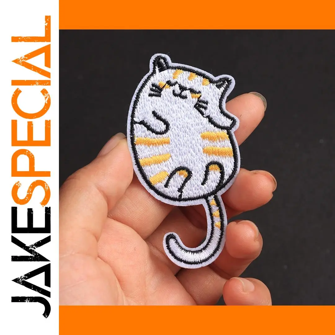 Cartoon Cat Patch Set of 5 Patches 1 Cartoon Cat Patch Set of 5 Patches