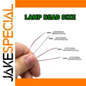 Micro LED Lamp Chips Set for Models