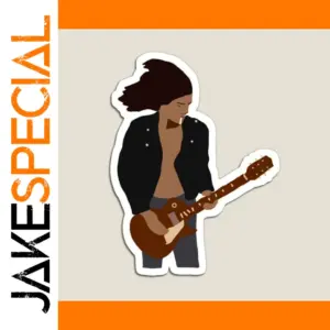 Vibrant Slash Guitar Magnet in Three Sizes