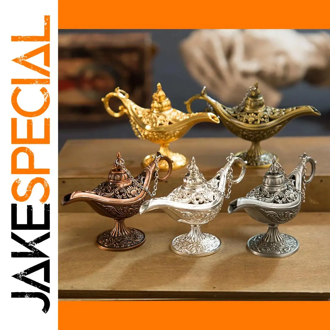 Vintage Aladdin Genie Lamp Collection in Metallic Finishes 1 Vintage Aladdin Genie Lamp Collection in Metallic Finishes