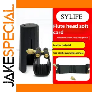 Leather Clarinet Ligature Set with Cap and Case