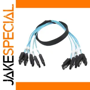 Blue SATA Data Cable Set for Storage Devices