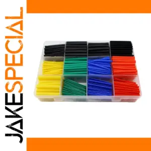 800-Piece Heat Shrink Tubing Kit with Assorted Sizes