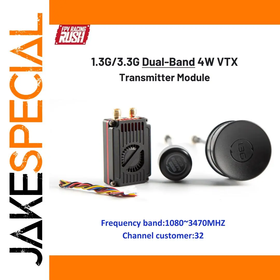 RUSHFPV 1.3G/3.3G Dual-Band VTX Module 1 RUSHFPV 1.3G/3.3G Dual-Band VTX Module