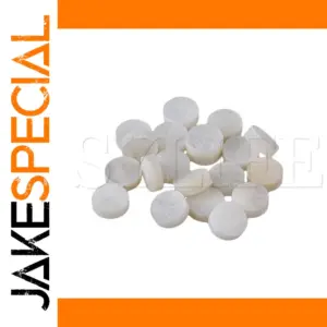 White Pearl Shell Dot Markers for Guitars
