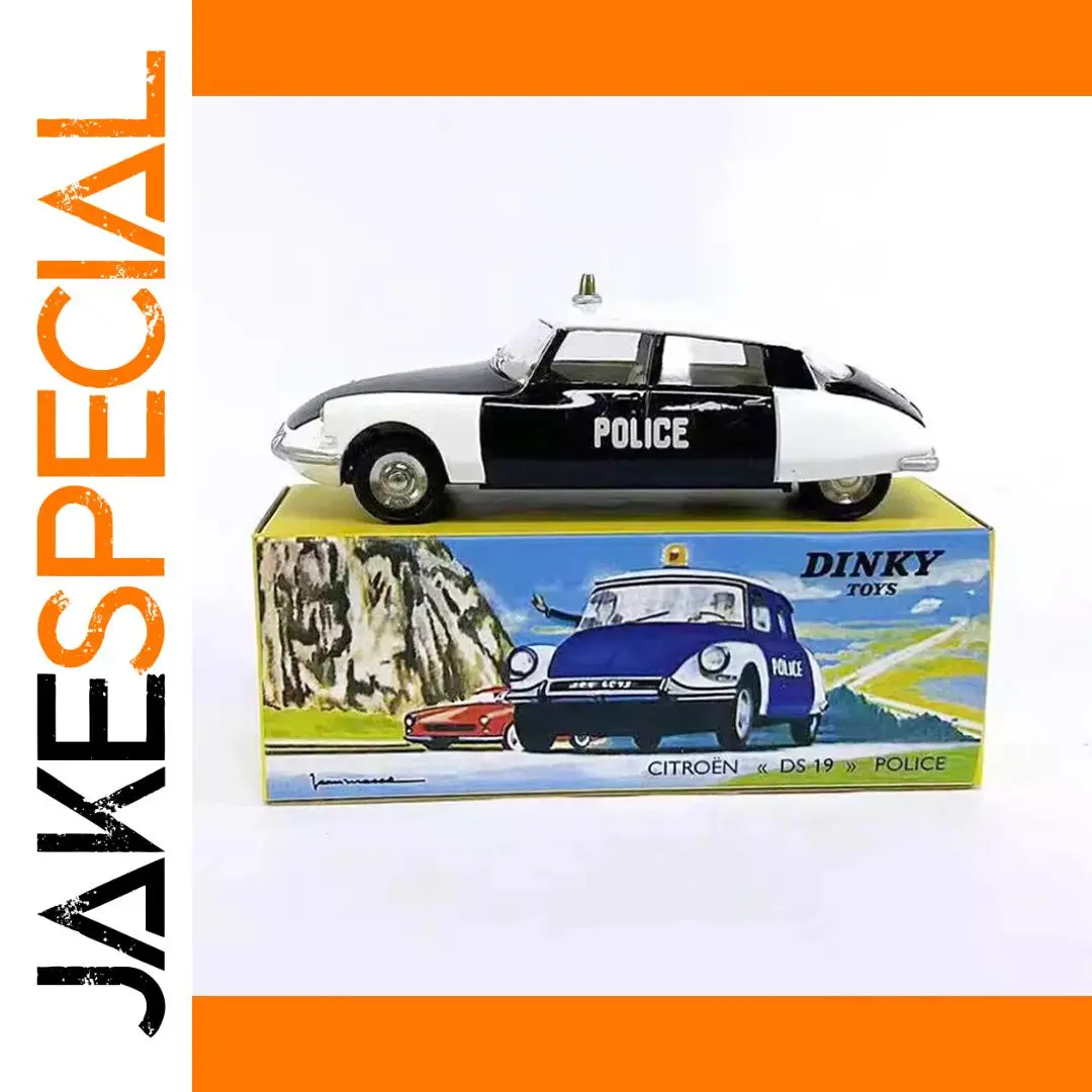 Vintage Citroën DS 19 Police Car 1:43 Scale 1 Vintage Citroën DS 19 Police Car 1:43 Scale
