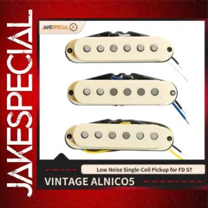 Vintage Cream ST-Style Guitar Pickup Set