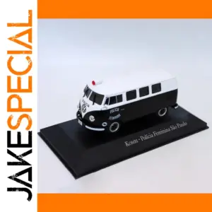 Vintage Police Kombi Van 1/43 Diecast Model