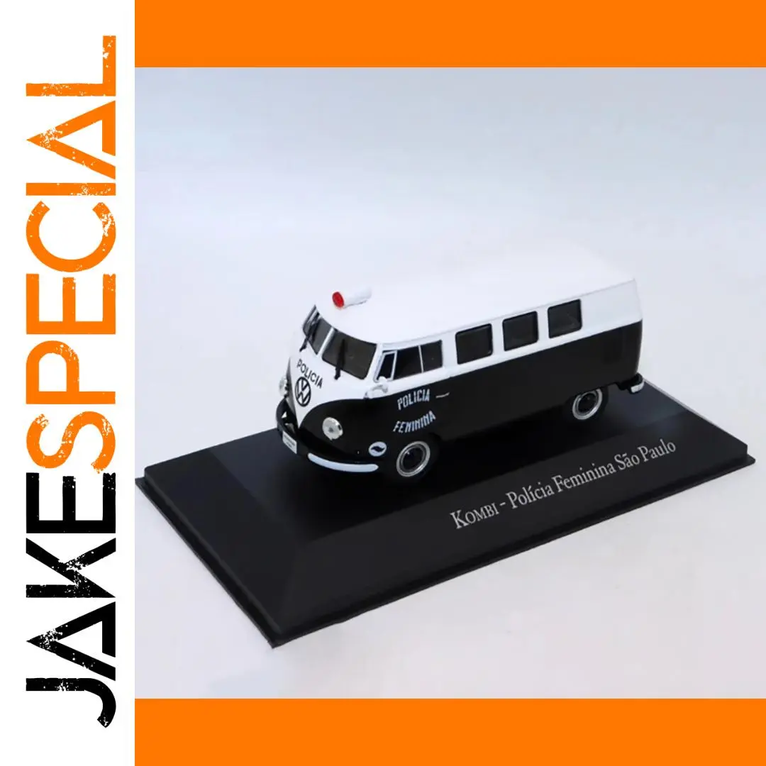 Vintage Police Kombi Van 1/43 Diecast Model 1 Vintage Police Kombi Van 1/43 Diecast Model