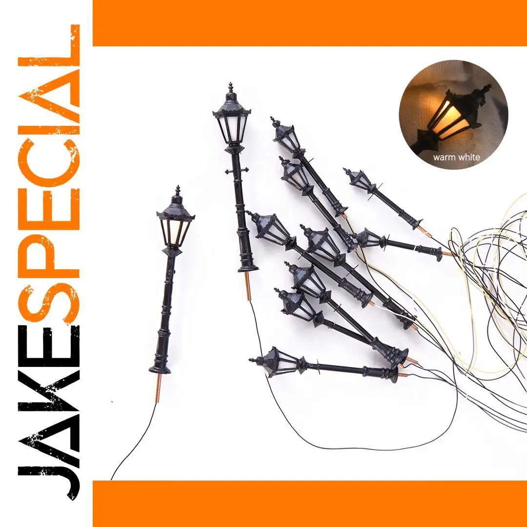 Vintage Miniature Lamp Set for Model Scenes 1 Vintage Miniature Lamp Set for Model Scenes