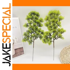 Artificial Pine and Cypress Trees Set, 33cm
