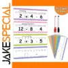 Vibrant Educational Dry Erase Number Line Cards