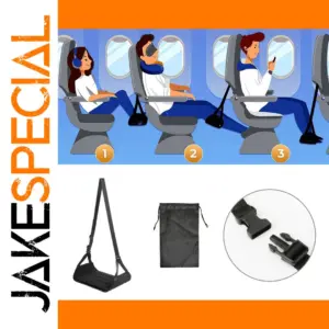 Portable Travel Footrest for Flights and Cars