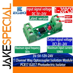 1-Channel Optocoupler Isolation Module