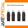 XLR to RCA Audio Adapter Set (2 or 4 Pack)