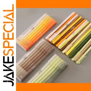 Vibrant 6-Piece Gel Pen Set with 0.5mm Tips