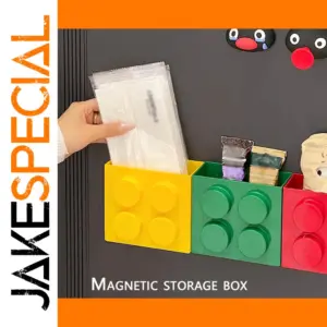 Colorful Magnetic Storage Box Set for Walls