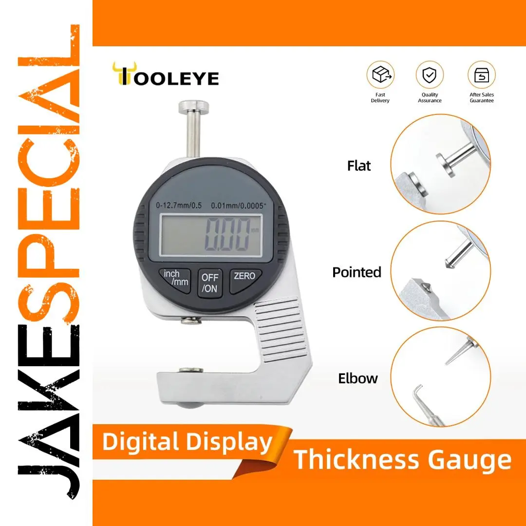 Digital Thickness Gauge 0-12.7mm with LCD Display 1 Digital Thickness Gauge 0-12.7mm with LCD Display