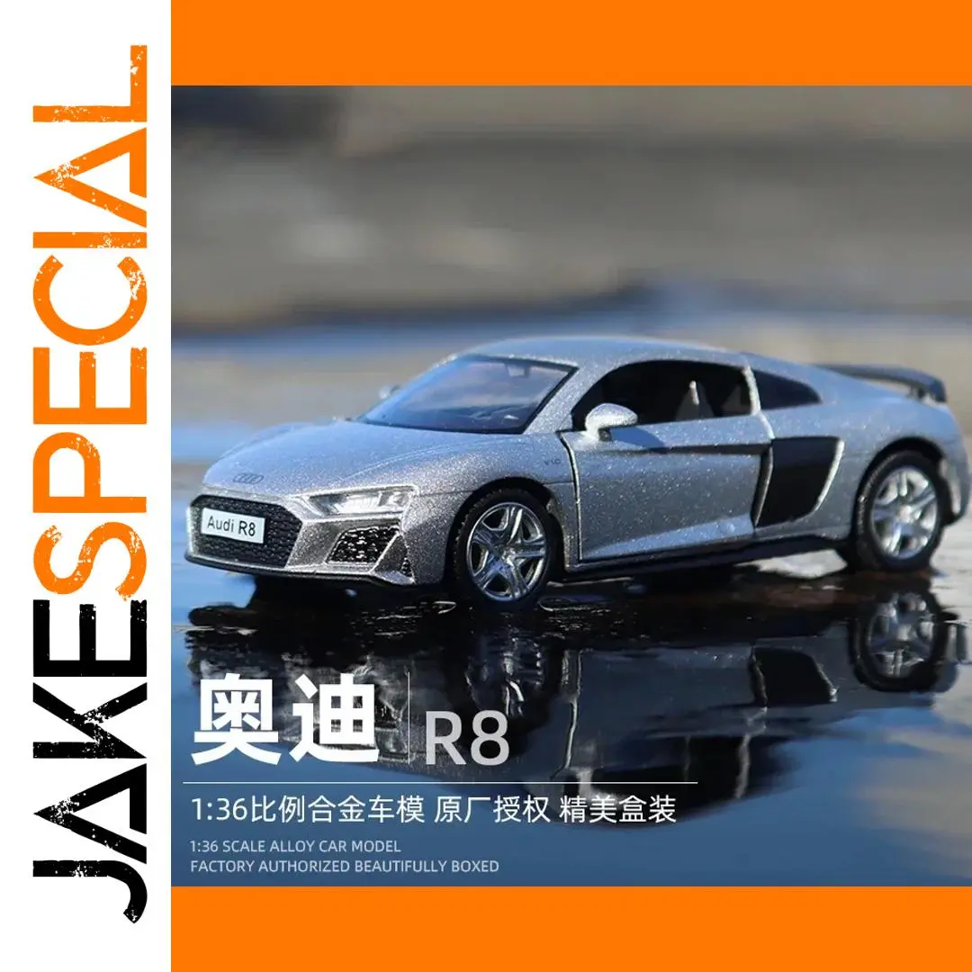 1:36 Scale Alloy R8 Coupe Model Car 1 1:36 Scale Alloy R8 Coupe Model Car