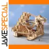 Wooden Skywalk Model Kit with Marble Run Play