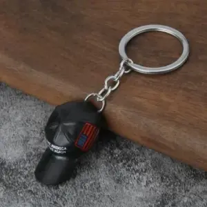 Red Men's Hip Hop Keychain with Baseball Cap Design 7 da31739780554a6c961fe67b upscaled