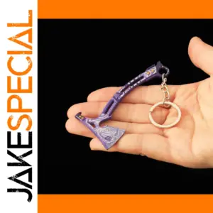 Purple Spike Mini Keychain for Collectors