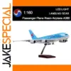 Korean Air Airbus A380 1:160 Scale Model