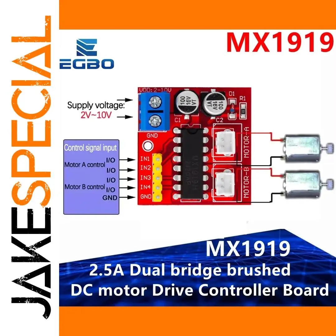 MX1919 Dual Motor Controller Module 1 MX1919 Dual Motor Controller Module