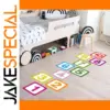 Vibrant Indoor Hopscotch Floor Stickers for Kids
