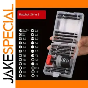 26-in-1 Magnetic Ratchet Screwdriver Kit