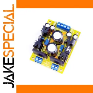 Bright Yellow Dual-Channel Power Supply Board