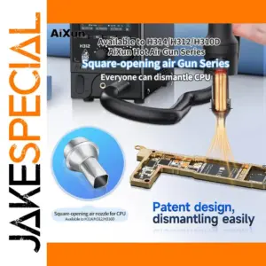 Square-Opening CPU Rework Nozzle for Hot Air Guns