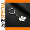 Iran Map Stainless Steel Keychain in Silver or Gold