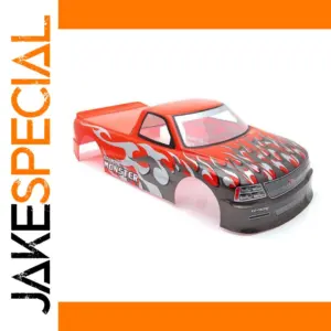 Red 1/10 RC Pickup Truck Body Shell