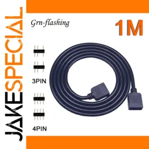 1-Meter RGB LED Extension Cable for 2835/3014/3528/5050