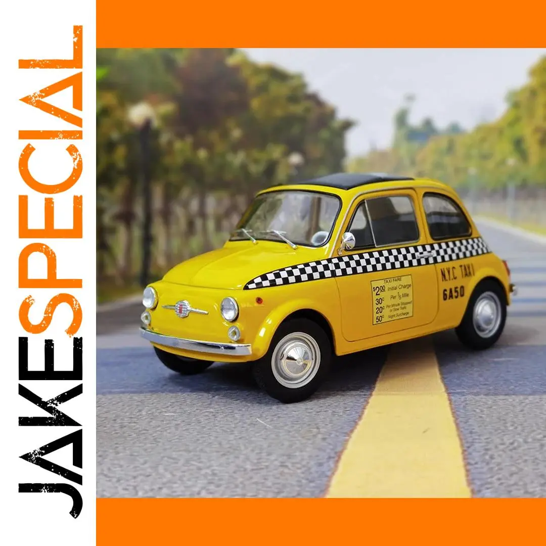 1:24 Fiat Nuova Fiat 500 Taxi Diecast Model 1 1:24 Fiat Nuova Fiat 500 Taxi Diecast Model