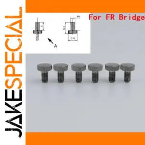 Titanium Guitar Fine Adjustment Screws Set