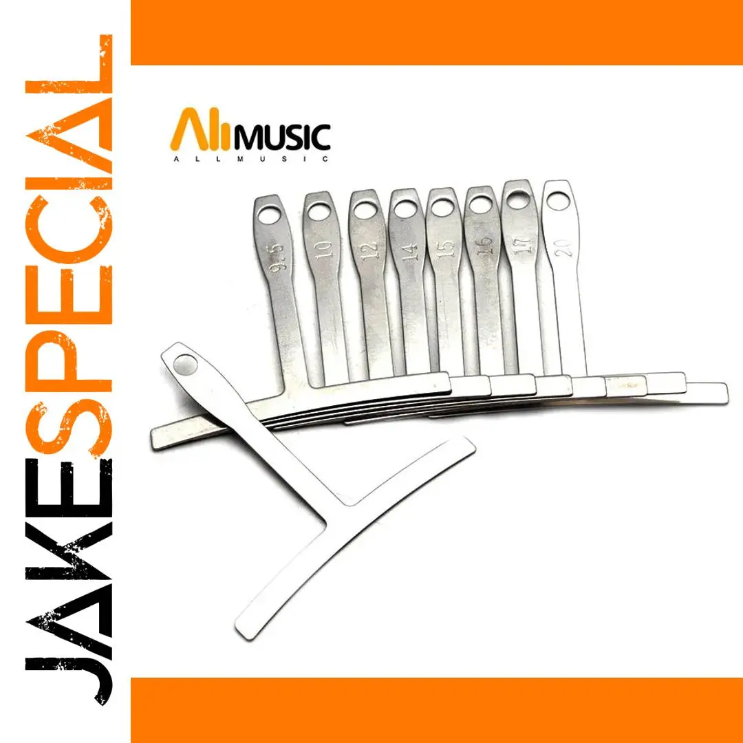 Stainless Steel Understring Radius Gauges Set 1 Stainless Steel Understring Radius Gauges Set
