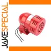 Industrial Red Motor Alarm 220V 120dB