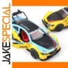 1:36 Diecast Sports Car Model in Vibrant Colors